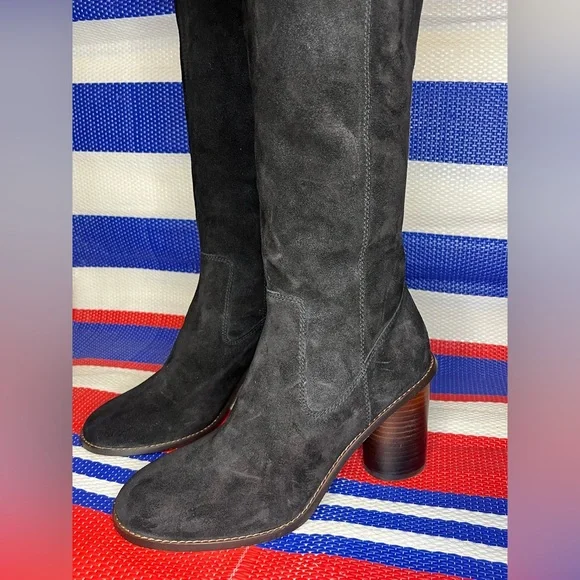 Coach Ombré Knee High Suede Block Heel Boots Womens Size 10 B - G1357 Authentic